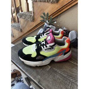 Adidas Falcon Hi Res Multicolor Womens Size 5.5 Athletic Shoes Sneakers CG6210